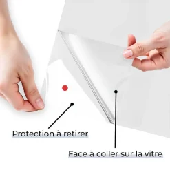 DIMEXACT - Film dépoli repositionnable translucide - 120 cm x 10 m - en Rouleau