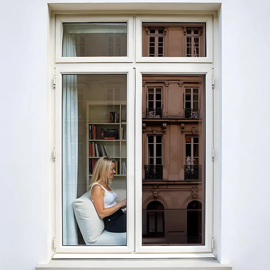 DIMEXACT - Film miroir sans tain repositionnable pour grand vitrage - Bronze - 60 cm x 2.5 m - en Rouleau- Online