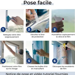 DIMEXACT - Film occultant jaune clair brillant pour fenêtre - 122 cm x 2 m - en Rouleau- Sale