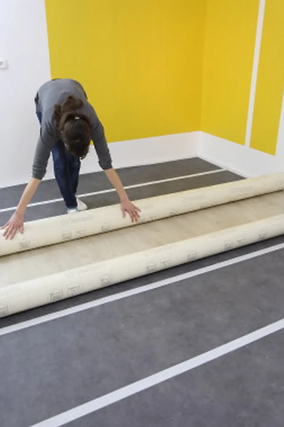 Scotch Double face pour sols vinyles 50 mm x 20 m