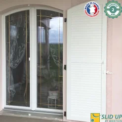 Slid’Up By Mantion Double motorisation pour volet 1 battant droit SLID'UP URANUS radio - gond 12 mm