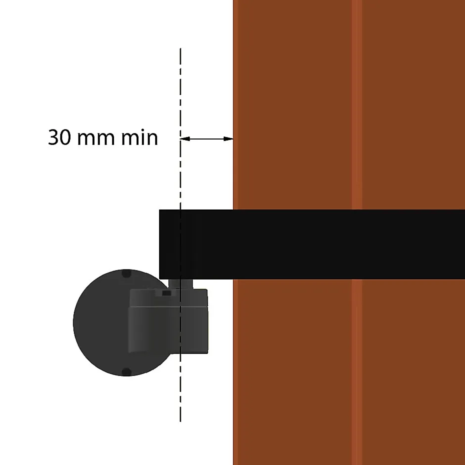 Slid’Up By Mantion Double motorisation pour volet 1 battant droit SLID'UP URANUS radio - gond 12 mm