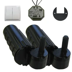 Slid’Up By Mantion Double motorisation pour volet 1 battant gauche SLID'UP URANUS filaire - gond 12 mm