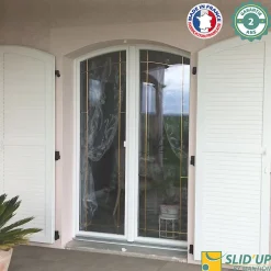 Slid’Up By Mantion Double motorisation pour volet 2 battants SLID'UP URANUS filaire - gond 14 mm