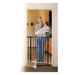 Barriere de securite Extra Haute LIBERTY - Par pression - L 75/81 x H 93 cm - Noire-Dreambaby Online