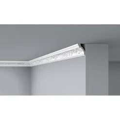 E26 Moulure de plafond Polystyrène expansé 65 x 45 x 2000 - 1 pièce-Decoflair