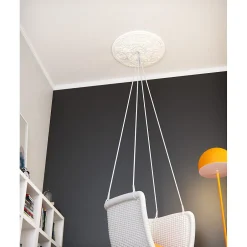 Decoflair E21 Moulure de plafond Polystyrène expansé 65 x 30 x 2000 - 1 pièce