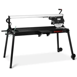 Coupe Carrelage Electrique 1500W, Lame de scie diamant 250mm Profondeur de coupe 36mm Longueur de coupe 1020mm, 0-45 degrés-Eberth Online