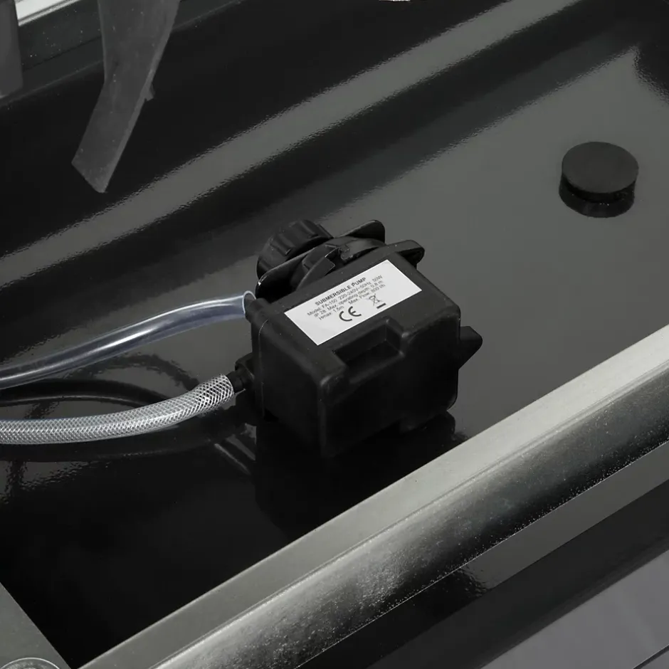 Eberth Coupe Carrelage Electrique 2000W, Lame de scie diamant 450mm Profondeur de coupe 140mm Longueur de coupe 700mm, 0-45 degrés