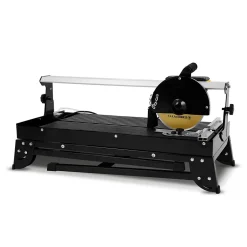 Eberth Coupe-carreaux à eau, électrique Puissance 800 Watt, longueur de coupe 620mm, disque diamant 200mm