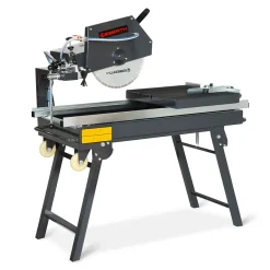 Scie à pierre 2000 Watt, coupe carreau lame de scie diamant 350mm, profondeur de coupe 100mm, longueur de coupe 800mm-Eberth Discount