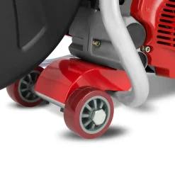 Eberth Tronçonneuse à essence Motorflex pour coupe à eau et à sec, disque de 350mm, moteur 2 temps de 3 kW, 64,6 ccm de cylindrée