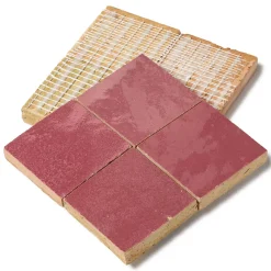 Ro'Ma Nature Echantillon couleur Zellige Rose Ancien -