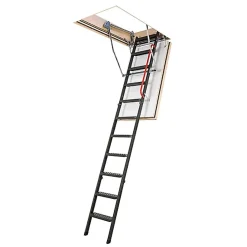 Matisere Echelle coupe feu 60min avec trappe de 70x140cm - Hauteur de 2.33 à 2.80m - LMF60/70140-280