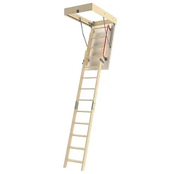 Echelle escamotable bois - Trémie de 60 x 120cm - Hauteur de 2.00 à 3.05m - LDK60120/305-Matisere New