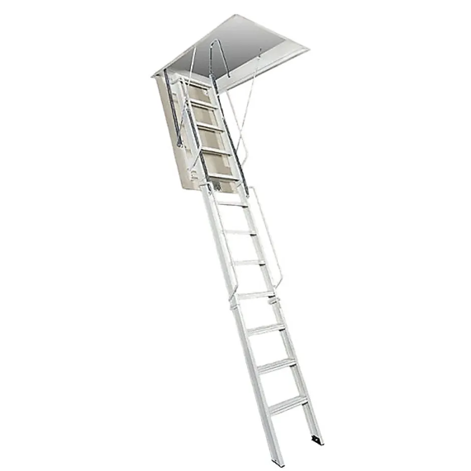 Matisere Echelle Escamotable Métal - Trappe 100x190cm - Hauteur 2.90 à 3.00m - ACI-TRE300/190-100