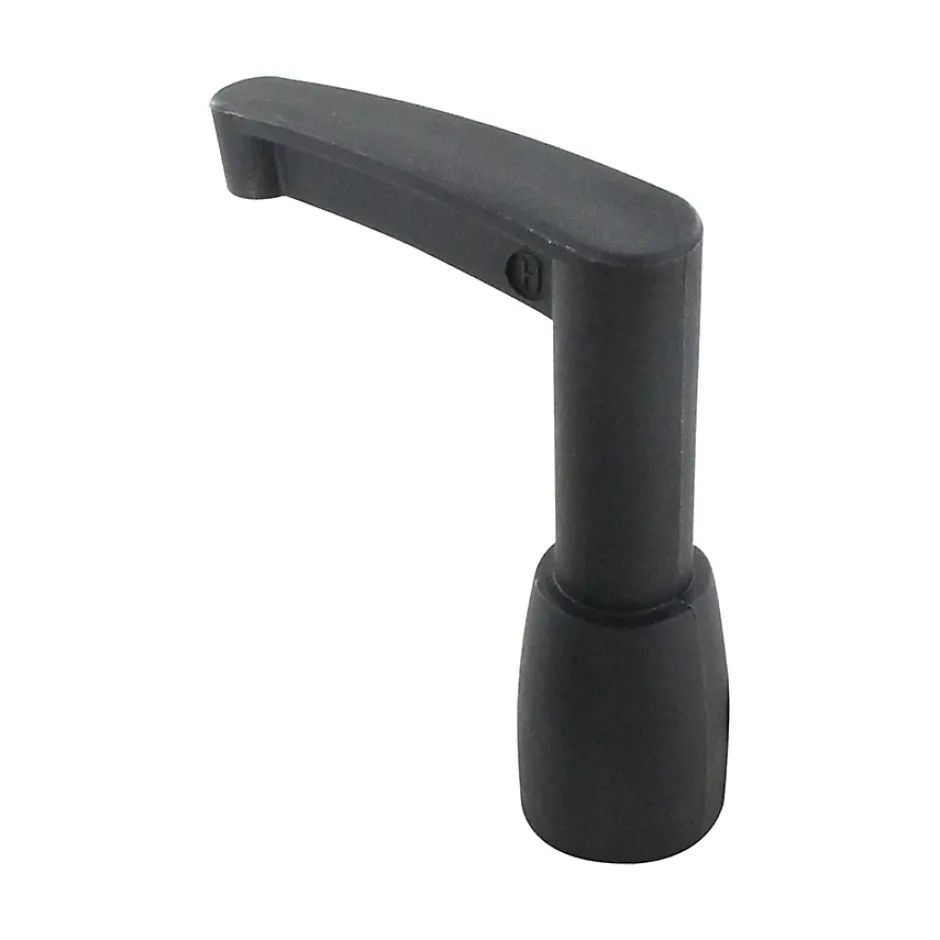 Autres Embouts espagnolette longs, noir composite, haut et bas, lot de 2