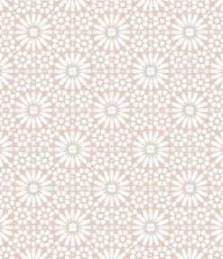 EN STOCK - Carreaux de ciment véritable - Arabesque - Champagne - 20x20 --Hendaya New