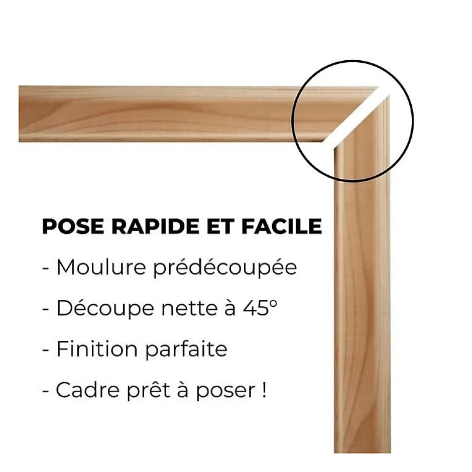 Nordlinger Pro Encadrement Mouluré - - 20 x 60 cm - 42 x 14 mm - 100%