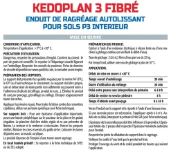 Enduit de Ragréage Autolissant Kedoplan Fibré , Sol Intérieur, sac de 25 kg (lot de 3)-Semin Clearance