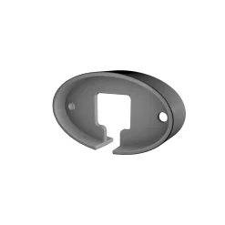 Enjoliveur de main courante Inoline Prestio gris karako 30 x 55 x 15 mm-Kordo Discount