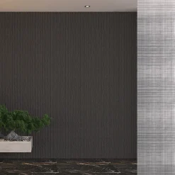 Divina Home Ensemble de 12 panneaux décoratifs effet pierre 3D, revêtement mural PU 8,6 m², dimensions 120x60x2,5 cm, finition oxydée