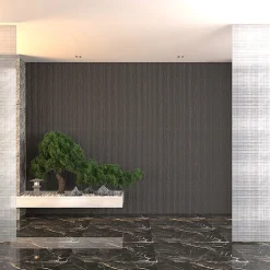 Divina Home Ensemble de 12 panneaux décoratifs effet pierre 3D, revêtement mural PU 8,6 m², dimensions 120x60x2,5 cm, finition oxydée