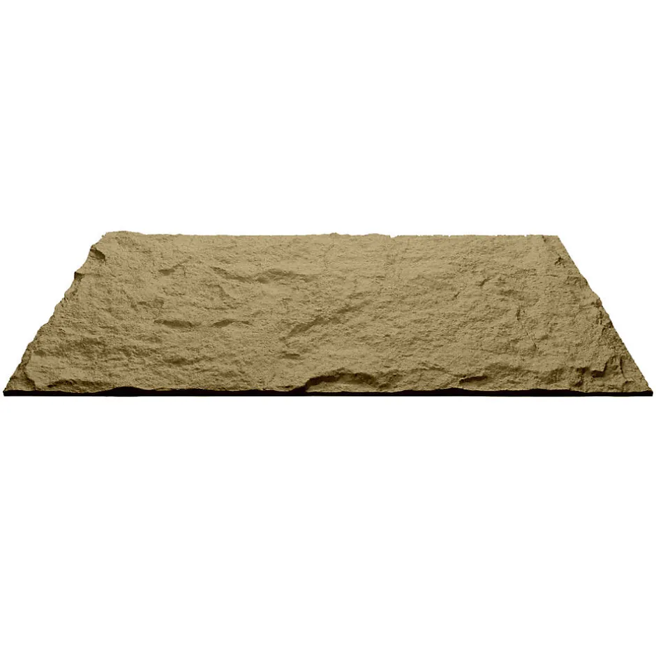 Ensemble de 10 panneaux décoratifs effet pierre 3D, revêtement mural PU 7,2 m², dimensions 120x60x3 cm, Tufo-Divina Home Best