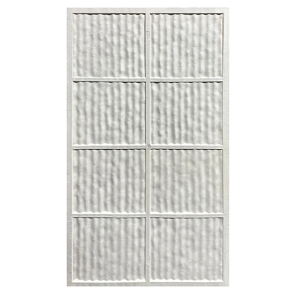 Divina Home Ensemble de 12 panneaux décoratifs effet pierre 3D grattée, revêtement mural PU 8,6 m² (120x60x2,5 cm), gris roche