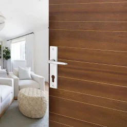 Ensemble poignée sur plaque rectangulaire Colan effet argenté satin gris chromé L.106mm x l.39.8mm entraxe 165mm- Discount