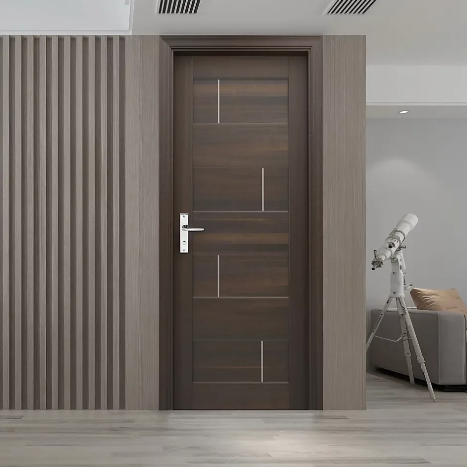 Ensemble poignée sur plaque rectangulaire à condamnation Colan effet chromé brillant gris L.106mm x l.39.8mm entraxe 165mm- New