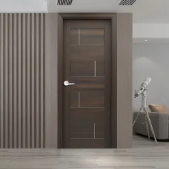 Ensemble poignée sur rosace rond à pousser Colan aluminium blanc Ø52mm-