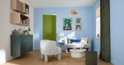 Ensemble poignée sur rosace rond à visser Minzh effet nickel satin gris Ø50mm-GoodHome Clearance