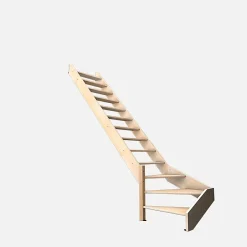 Kordo Escalier bois hêtre quart-tournant gauche, Nostra