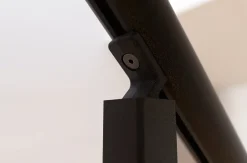 Alumin'home Escalier crémaillière quart tournant Costa rampe acier marche hêtre l. 2.75 m