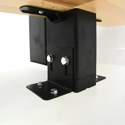 Escalier droit 8 marches - Hauteur à franchir 1.71 à 1.83m - Largeur 65cm - Structure blanche et marche hêtre - QUATR65/I-BB-8-Matisere New