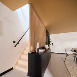 Kordo Escalier droit bois Normandie l.74,5 cm 14 marches sapin