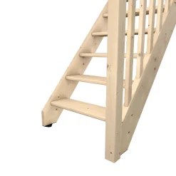 Fortia Escalier droit bois 13 marches Rapallo