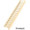 Escalier Droit Hêtre LC Ou Sapin Chevalard 280 Cm Sans Contremarche Sapin H Sol Sol 280 Cm-Woodup Discount