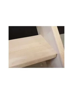 Woodup Escalier Droit Sapin (195 X 34 Mm) Fageole 220 Cm90 Hêtre LC H Sol Sol 300 Cm