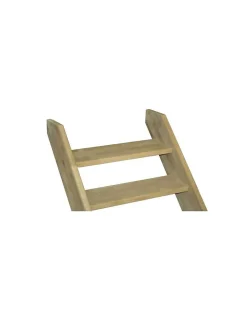 Escalier Droit Sapin (195 X 34 Mm) Fageole 220 Cm90 Chêne LC H Sol Sol 300 Cm-Woodup Outlet