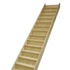Woodup Escalier Droit Sapin Moreno 285 Cm Kit Recoupable Sans Rampe Avec Contremarches H Sol Sol 285 Cm