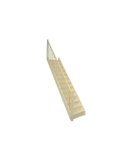 Woodup Escalier Droit Suchet 280 Cm Kit Recoupable Avec Contremarches H Sol Sol 280 Cm