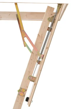 Escalier escamotable (échelle 3 plans 12 marches 120x60)- Clearance