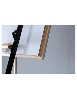 Woodup Escalier Escamotable Faible Encombrement Isolé 46 Mm Caisson 80 X 60 Cm