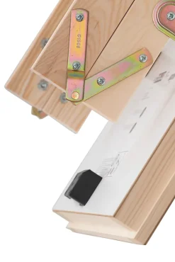 Escalier escamotable haute qualité isolation supérieure (échelle 3 plans 12 marches 120x60)-Mac Allister Sale