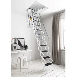 Matisere Escalier Grenier Electrique - Trappe 70x90cm - Hauteur 2.76 à 3.05m - ACI-THE300B/90X70