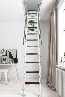 Matisere Escalier Grenier Electrique - Trappe 70x130cm - Hauteur 2.76 à 3.05m - ACI-THE300B/130X70