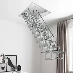 Escalier Grenier Electrique - Trappe 60x120cm - Hauteur 3.06 à 3.25m - ACI-THE325G/120X60-Matisere Outlet