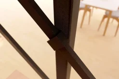 Escalier monopoutre palier Maya rampe aluminium marche hêtre l. 2.75 m-Alumin'home New